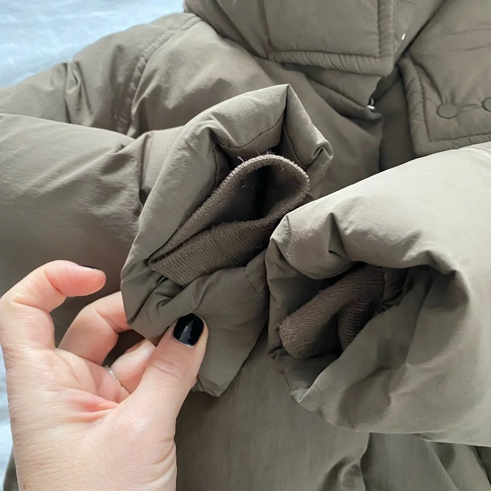 ZARA kids winter down jacket unisex repellent brown 3-4 years (40.9 inches) - Picture 5 of 6